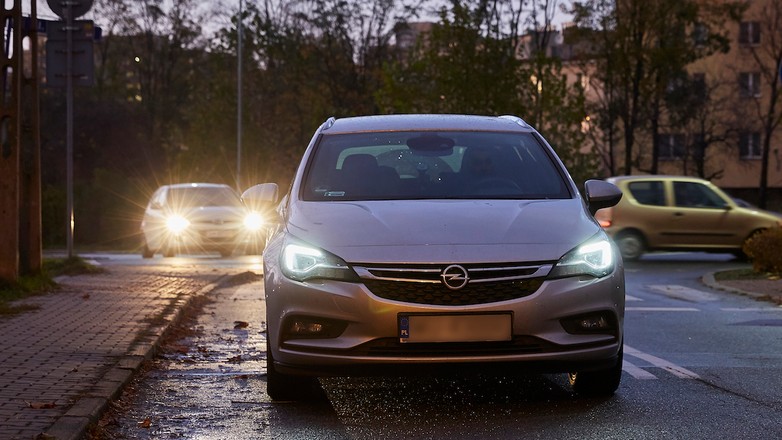 Światła jesienią i zimą