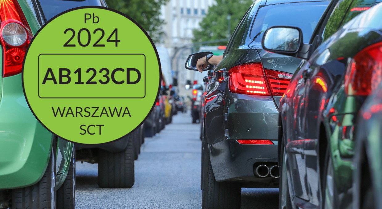 Jest nowy wzór naklejek na szybę. Wchodzą za kilka dni