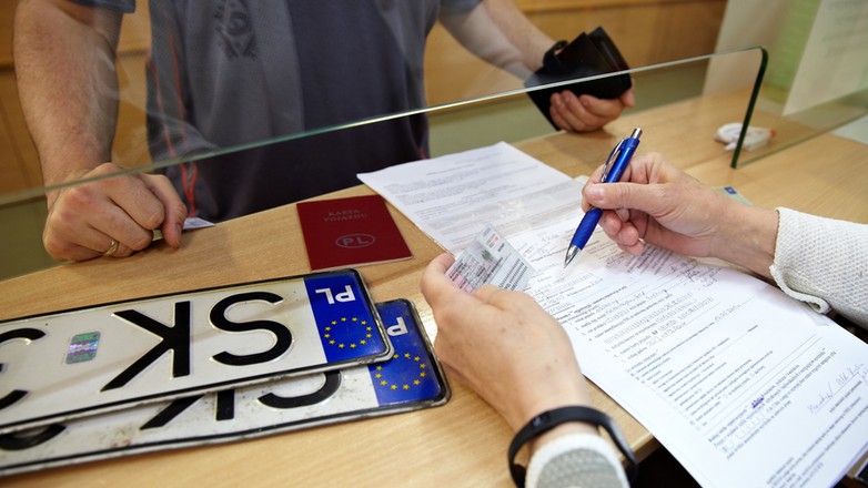 Rejestracja samochodu