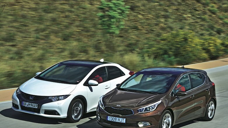 Kia cee'd kontra Honda Civic: czy uczeń dogonił mistrza?