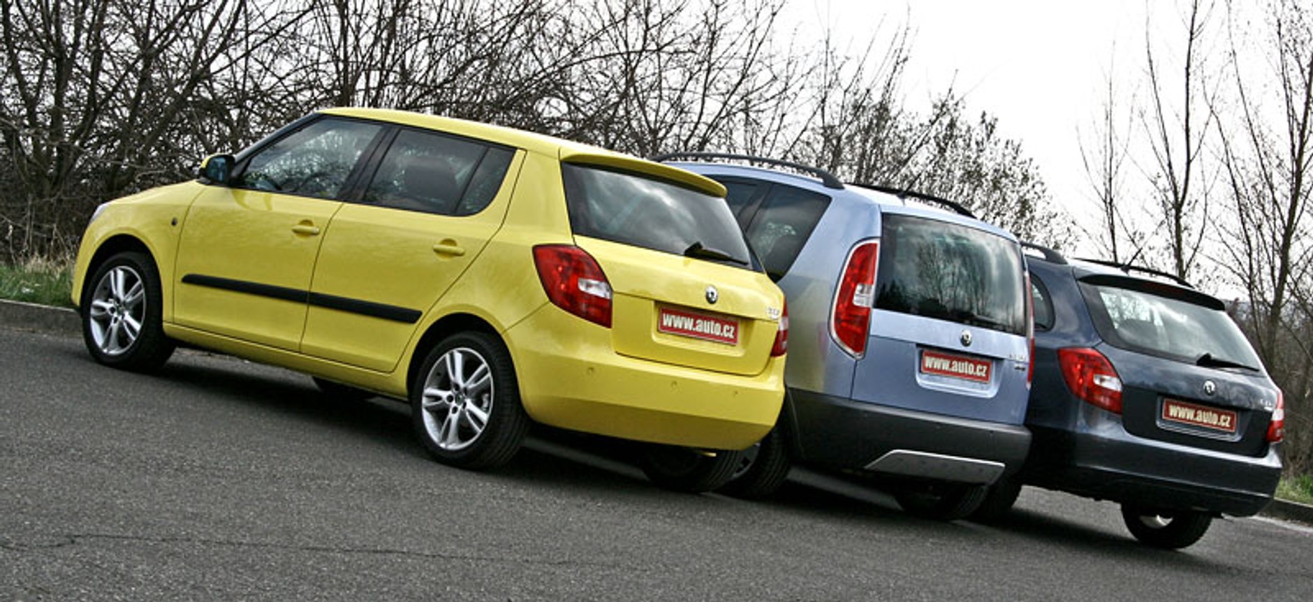 Škoda Fabia vs. Fabia Combi vs. Roomster – braterski pojedynek