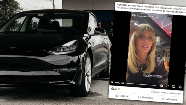 Agnieszka Woźniak-Starak nie poleca Tesli w Polsce