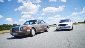Mercedes 500 SE kontra Lexus LS 400 - czyli, Japonia kontra Niemcy