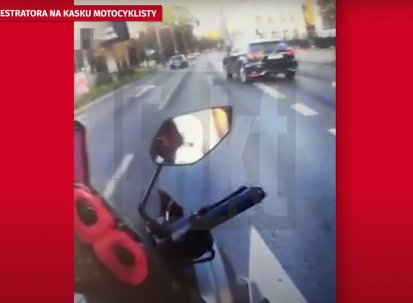Szalony pościg potrąconego motocyklisty. Czy miał prawo?
