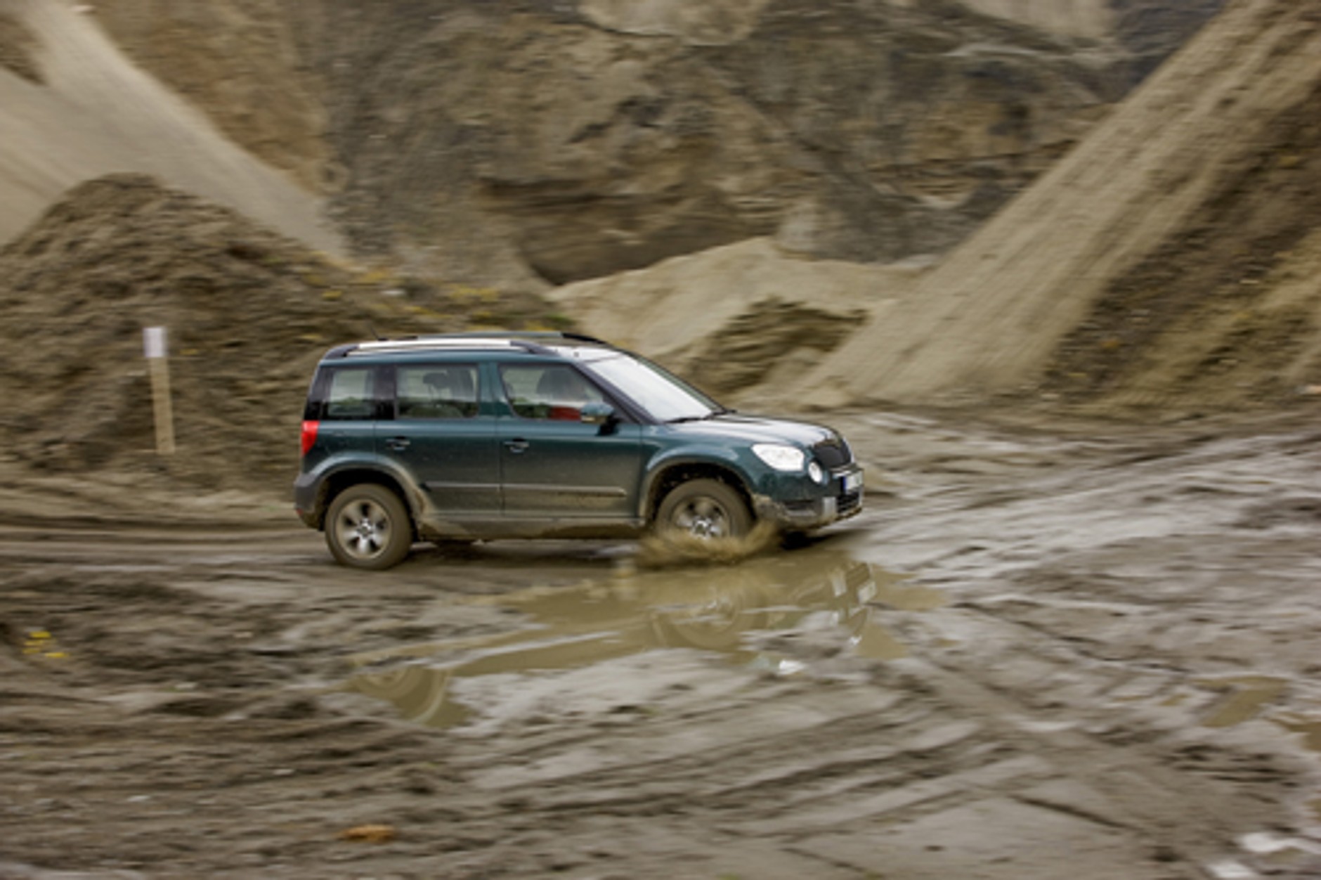 Skoda Yeti - pierwsza  próba w terenie