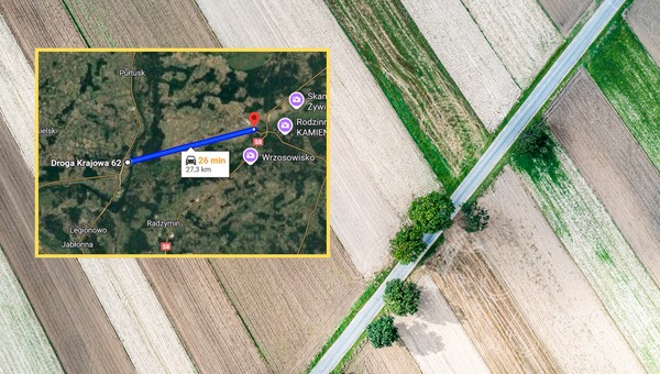 Na Mazowszu mają najprostszą drogę krajową w Polsce. 26 km bez żadnego zakrętu