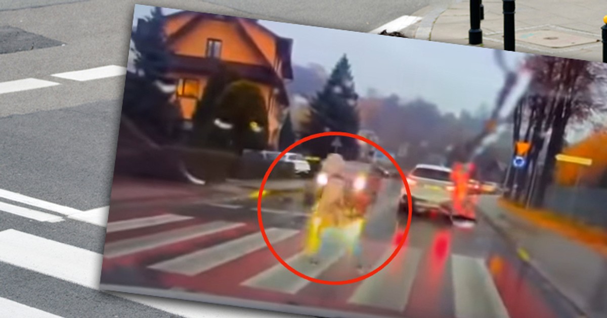Kierowca niemal potrącił dziewczynkę na przejściu