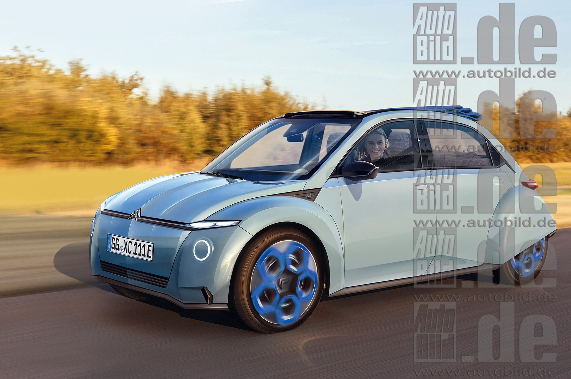 Nowoczesny Citroën 2CV