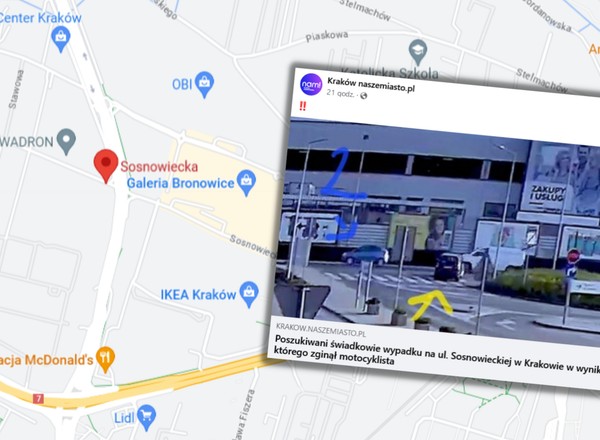 Straciła narzeczonego w wypadku. Dotarła do zdjęć z parkingu, a na nich dwa pojazdy