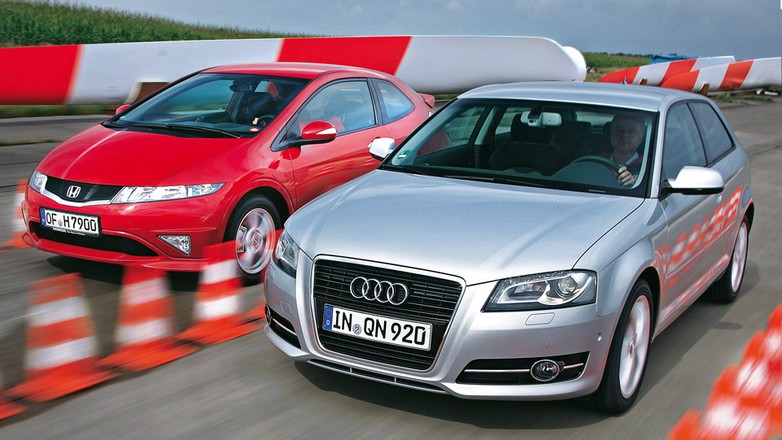 Audi A3 1.2 TFSI kontra Honda Civic 1.4 i-VTEC: Armagedon  z turbodoładowaniem