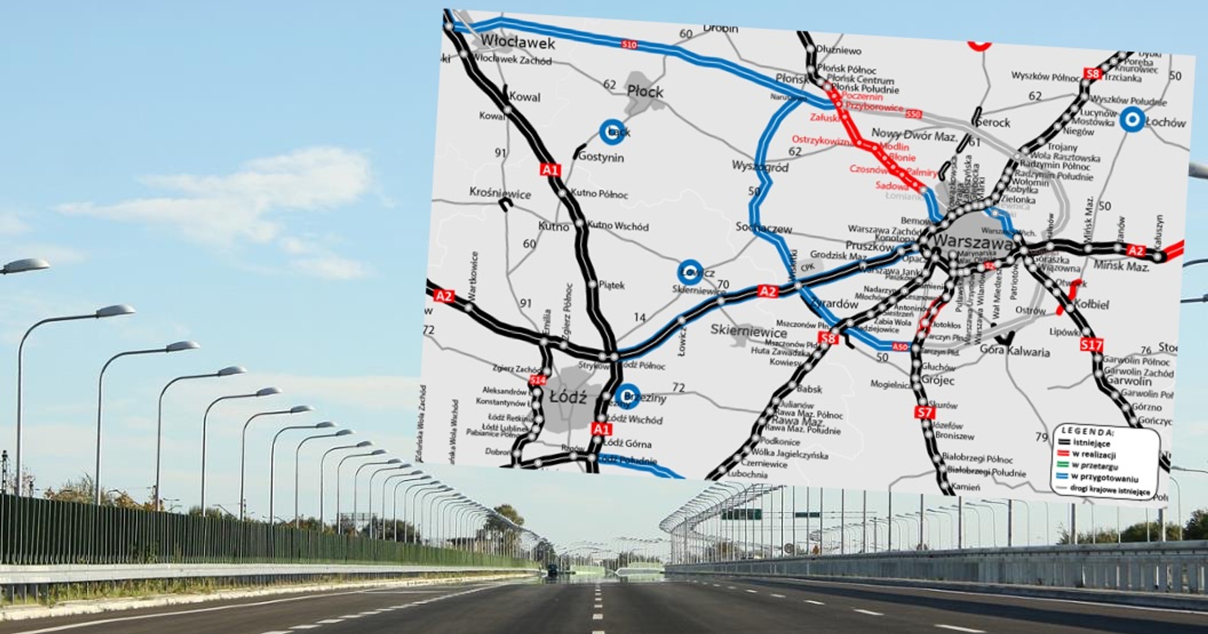 Trwają prace związane z projektem Obwodnicy Aglomeracji Warszawskiej (OAW)