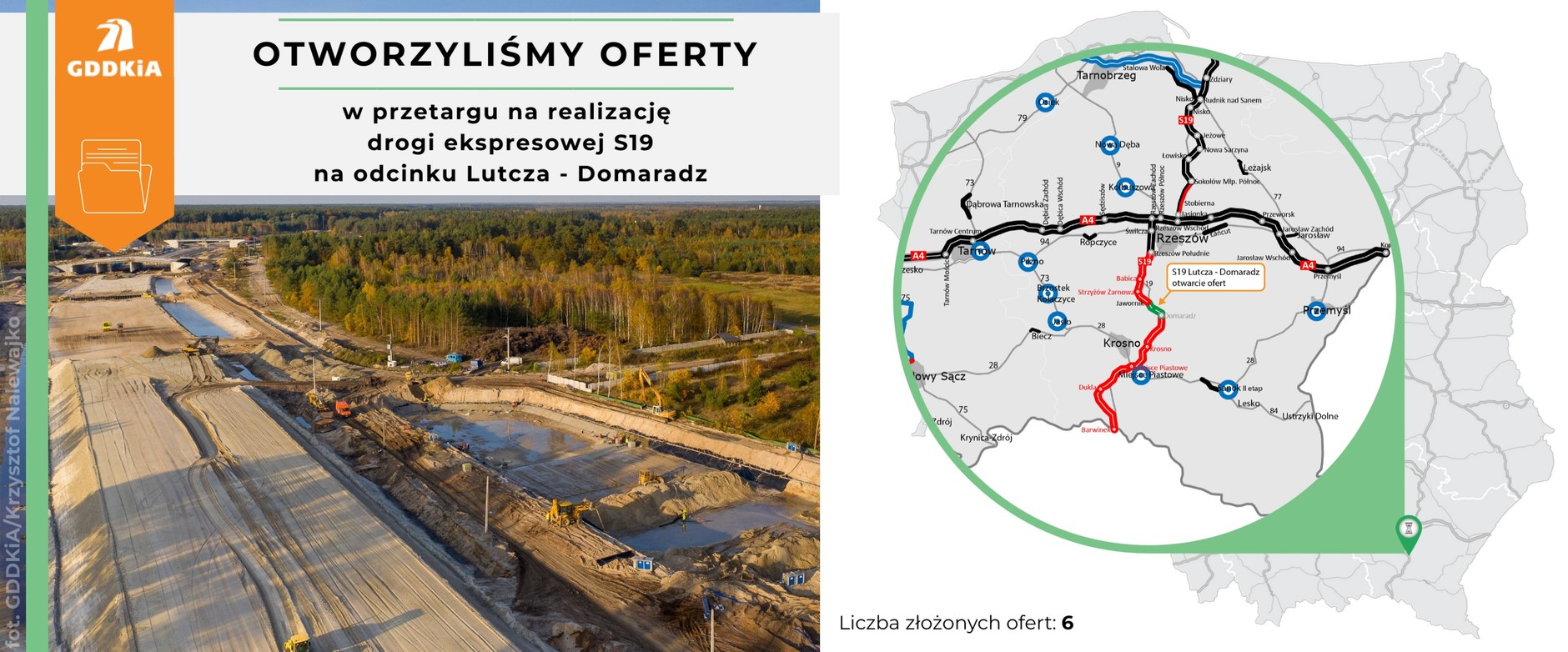 Droga S19 Lutcza — Domaradz