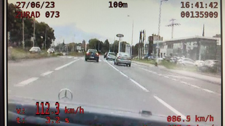 Zatrzymali ją policjanci z grupy "Speed". Miała "zły dzień"