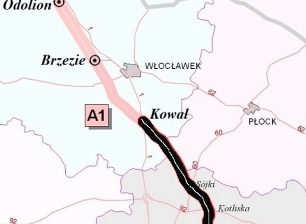 Autostrada A1 - z Warszawy do Gdańska w 3 godziny