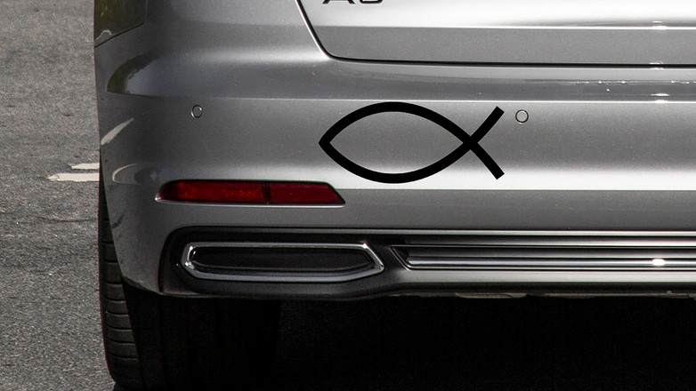 Co oznacza znak ryby na samochodzie?