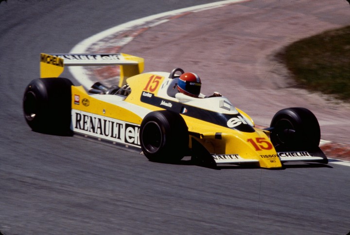 Bolidy Formuły 1 Renault podczas Classic Days