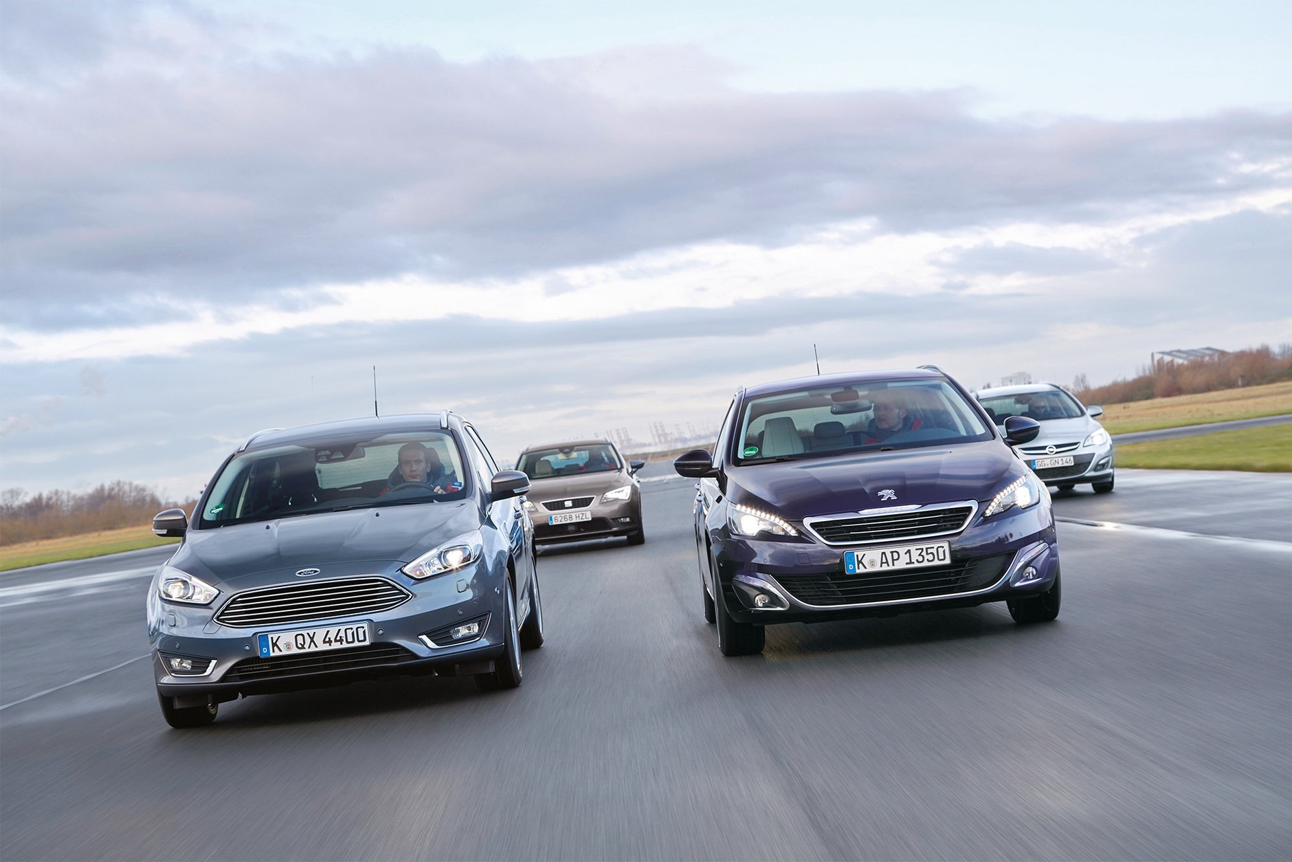Porównanie kombi: Ford Focus, Opel Astra, Peugeot 308, Seat Leon