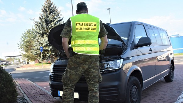 Samochód odzyskany przez Straż Graniczną