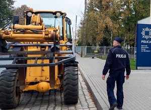 Z placu zniknął sprzęt wart 40 tys. zł. Takiego tłumaczenia policja się nie spodziewała