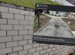 Absurd na środku nowego chodnika we Wrocławiu. Mieszkańcy mogą wybić zęby przez zabytek