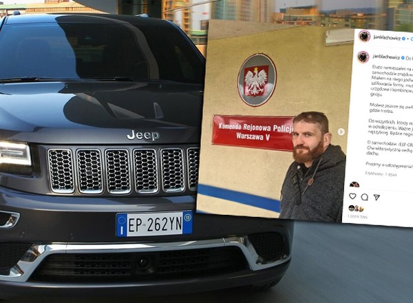 "Bydlak" ukradł Jeepa Jana Błachowicza. Były mistrz UFC zaapelował do złodzieja