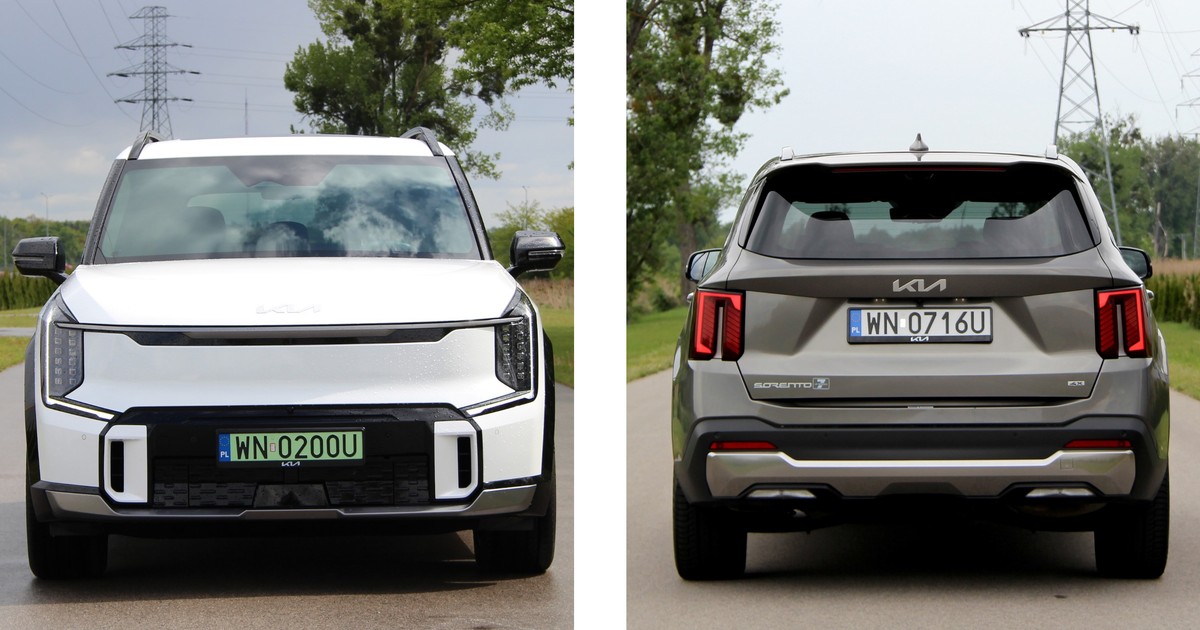 Kia EV9 i Kia Sorento 2.2 CRDi