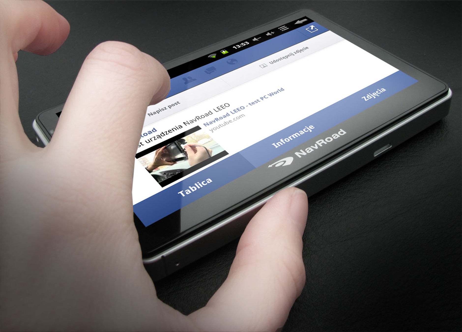 Nawigacja NavRoad z Androidem