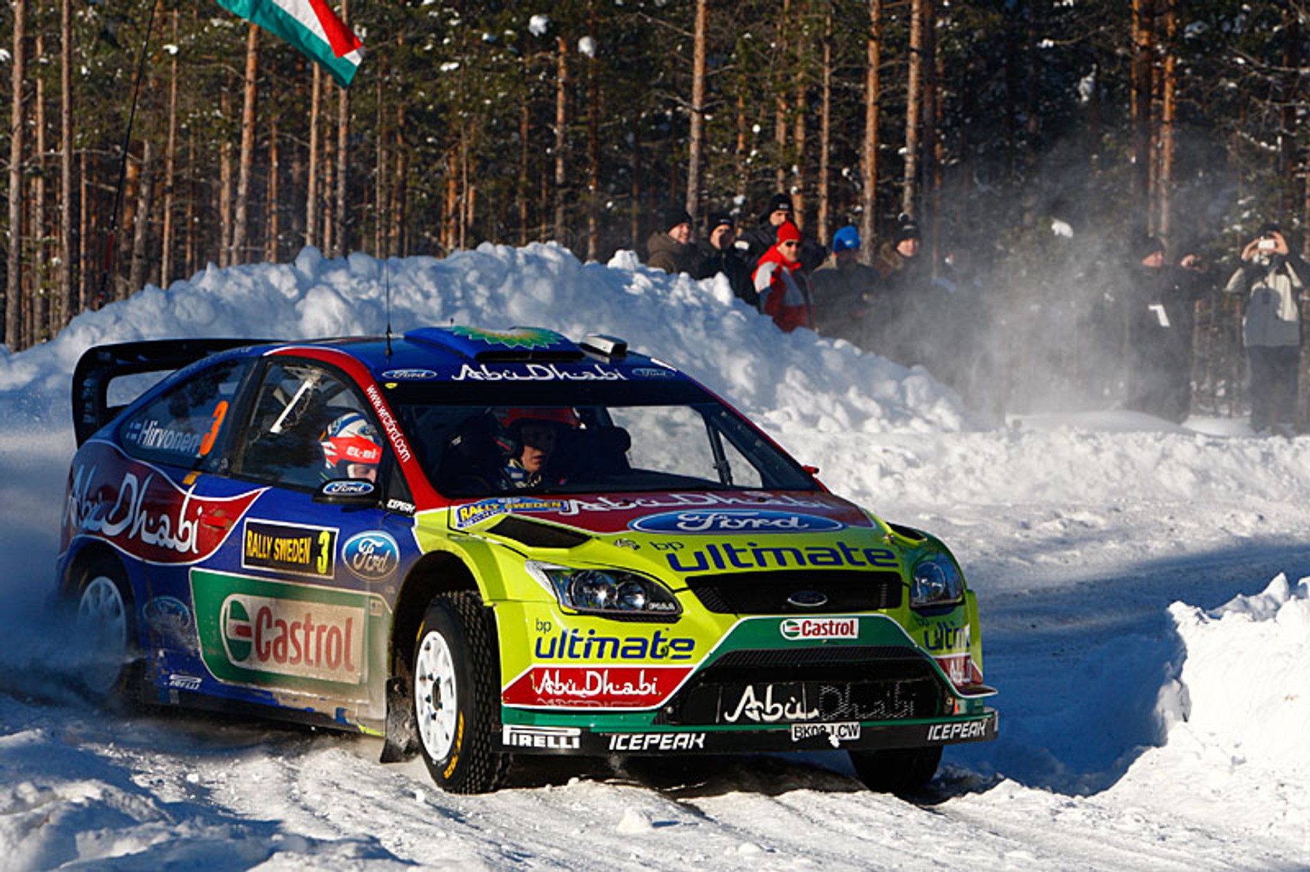 Švédská Rally – Vítězem opět Hirvonen