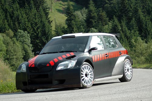 Carlos Sainz testuje Fabię S2000