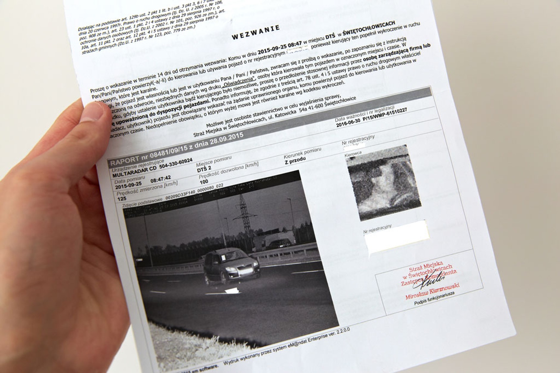 Co z zeszłorocznymi zdjęciami z gminnych fotoradarów?