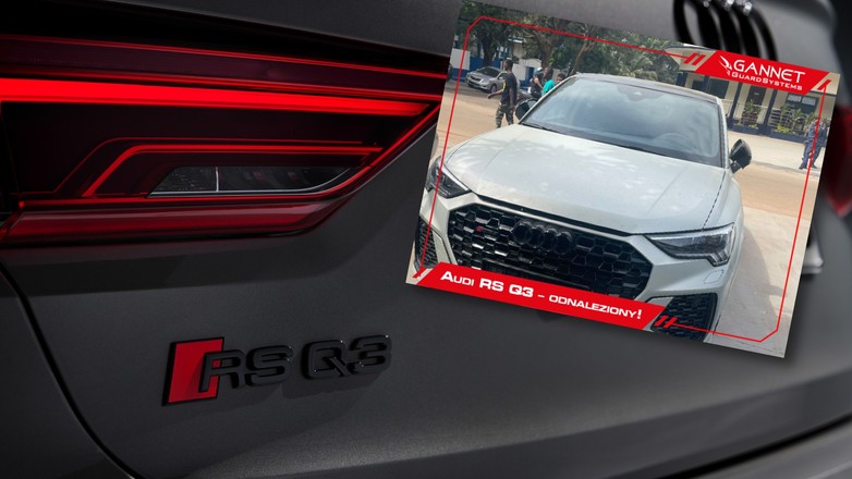 Odnaleznone Audi RSQ3