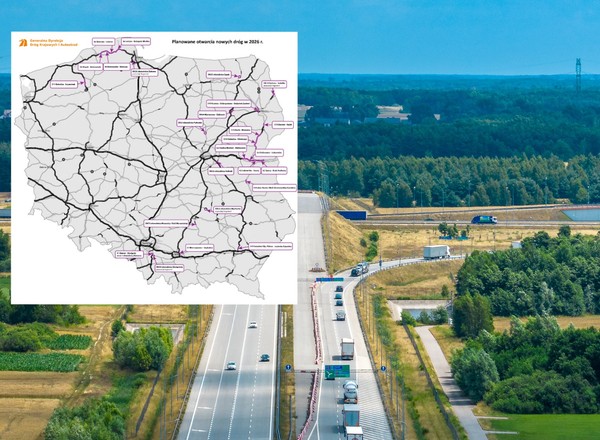 Nowe drogi w 2026 r. Te odcinki GDDKiA otworzy. Kierowcy pojadą m.in. S7, S6, S19 i A2