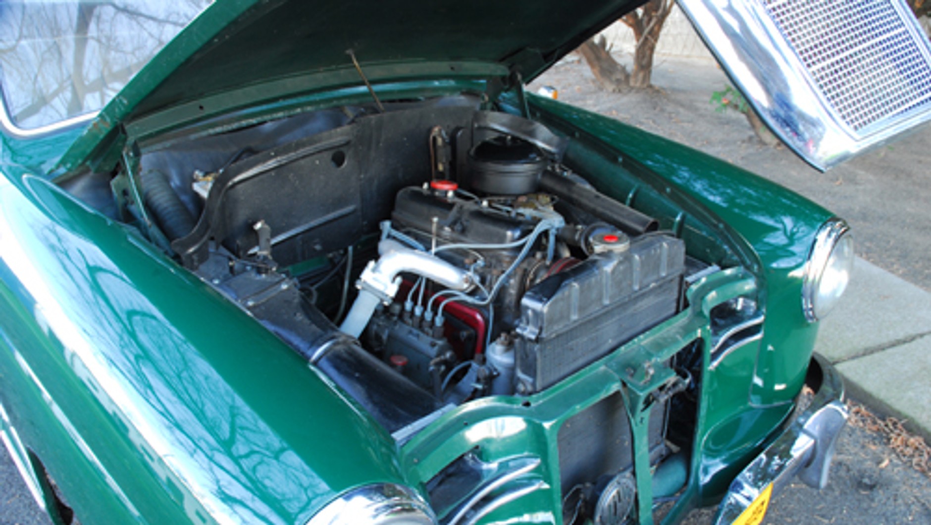 Mercedes 180 D - Ponton z... kołami
