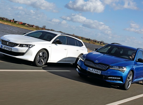 Peugeot 508 kontra Skoda Superb - hybrydowe oszczędzanie? Tak, ale... głównie przy dystrybutorze