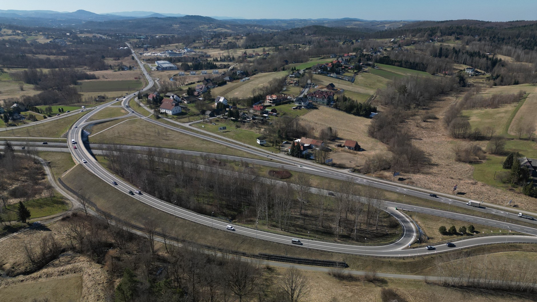 Teren pod budowę węzła Głogoczów (S52, BDI)