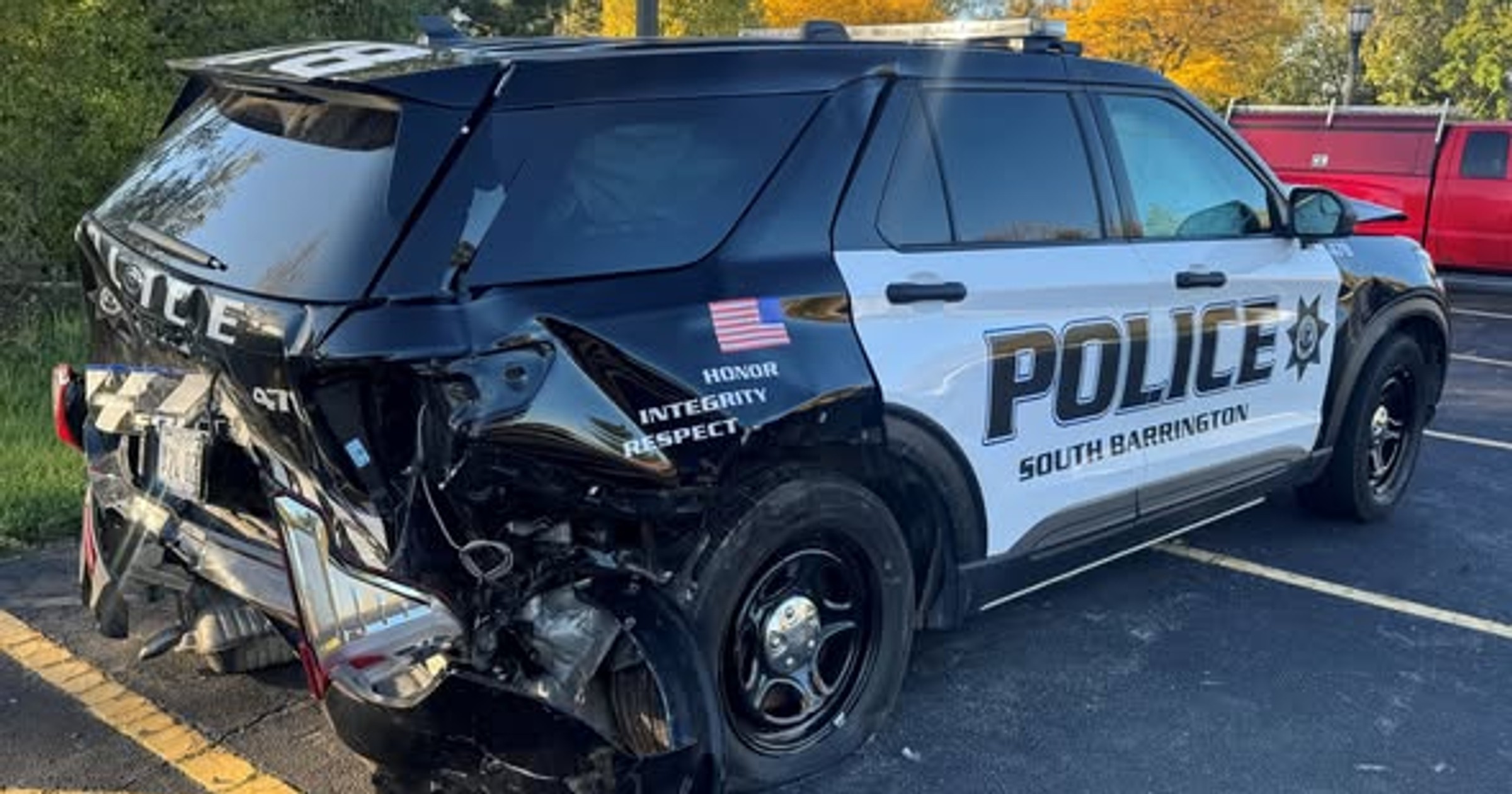 Zasnął za kierownicą. Zderzył się z policją