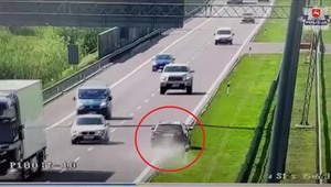 Jechał BMW pod prąd na "ekspresówce". Inni kierowcy musieli uciekać [Nagranie]