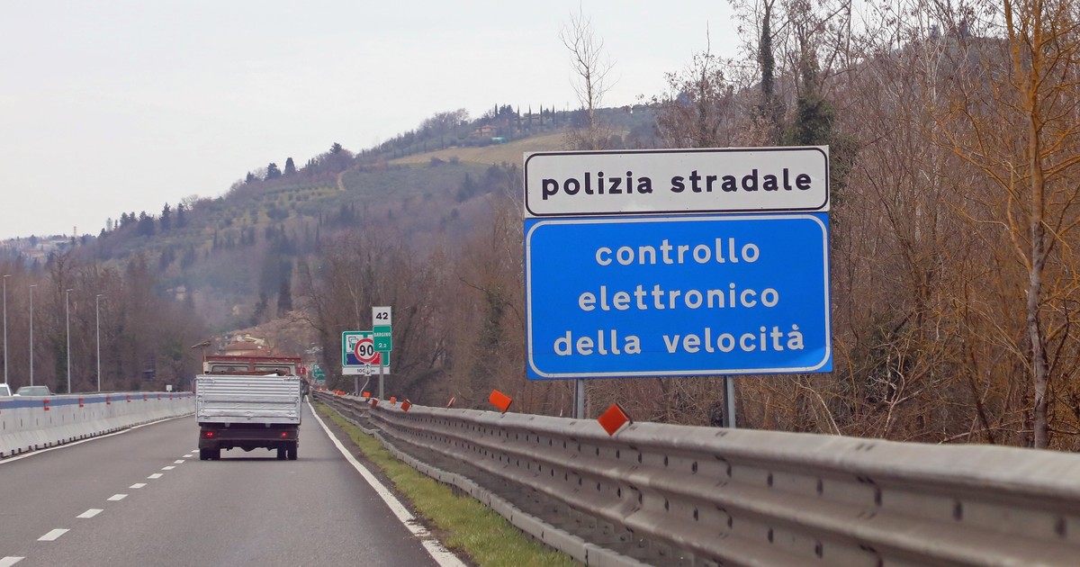 Kontrola prędkości we Włoszech