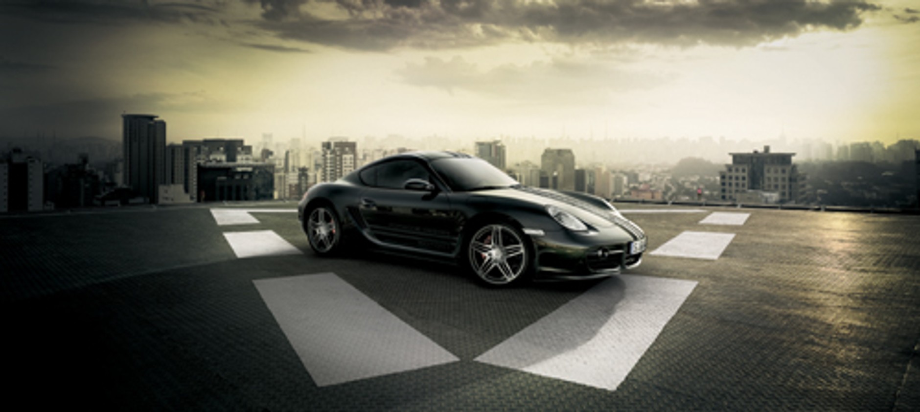 Porsche Cayman S Design - Elegancja w kolorze czarnym