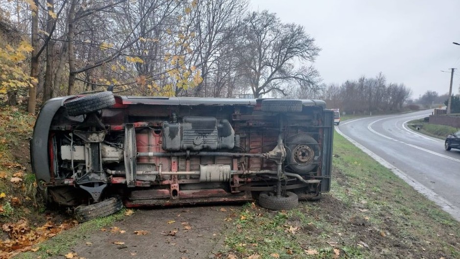 Wypadek na drodze krajowej numer 17