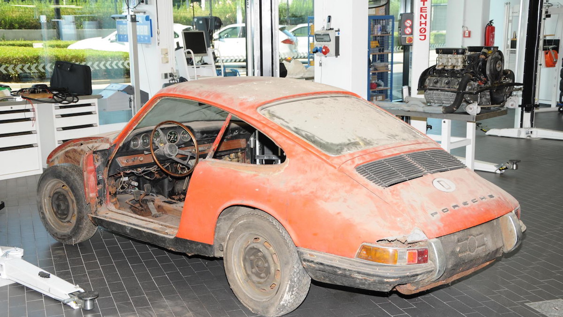 Porsche 911 (901) z 1964 r. przed renowacją