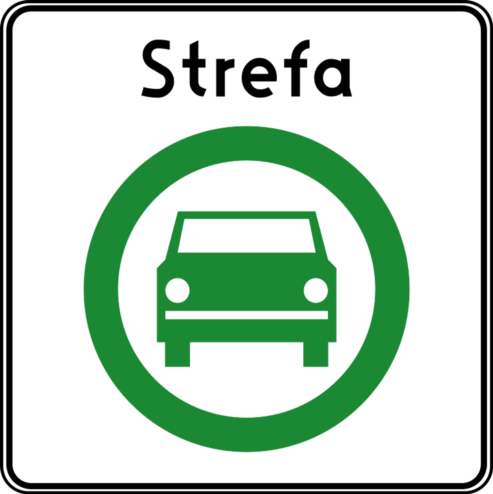 Znak „strefa czystego transportu”