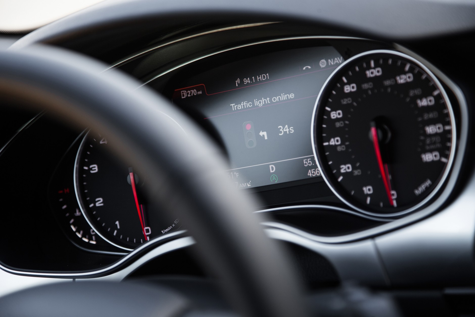 ile poczekamy na swiatlo - nowy system w Audi