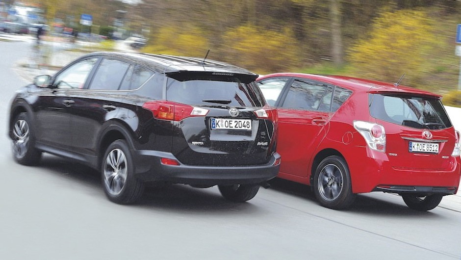Toyota RAV4 kontra Toyota Verso