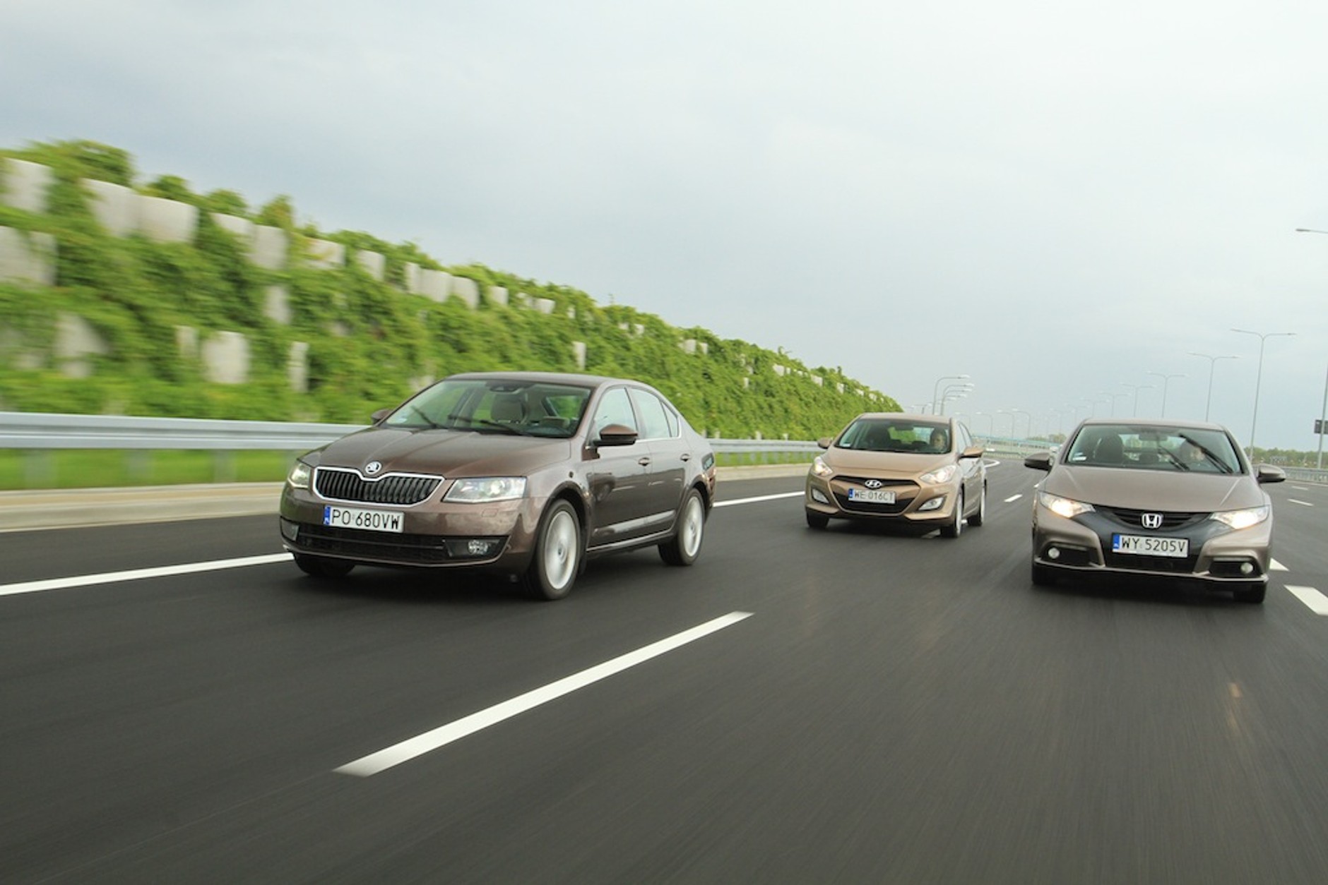 Honda Civic, Hyundai i30, Skoda Octavia w teście z Kubą Giermaziakiem