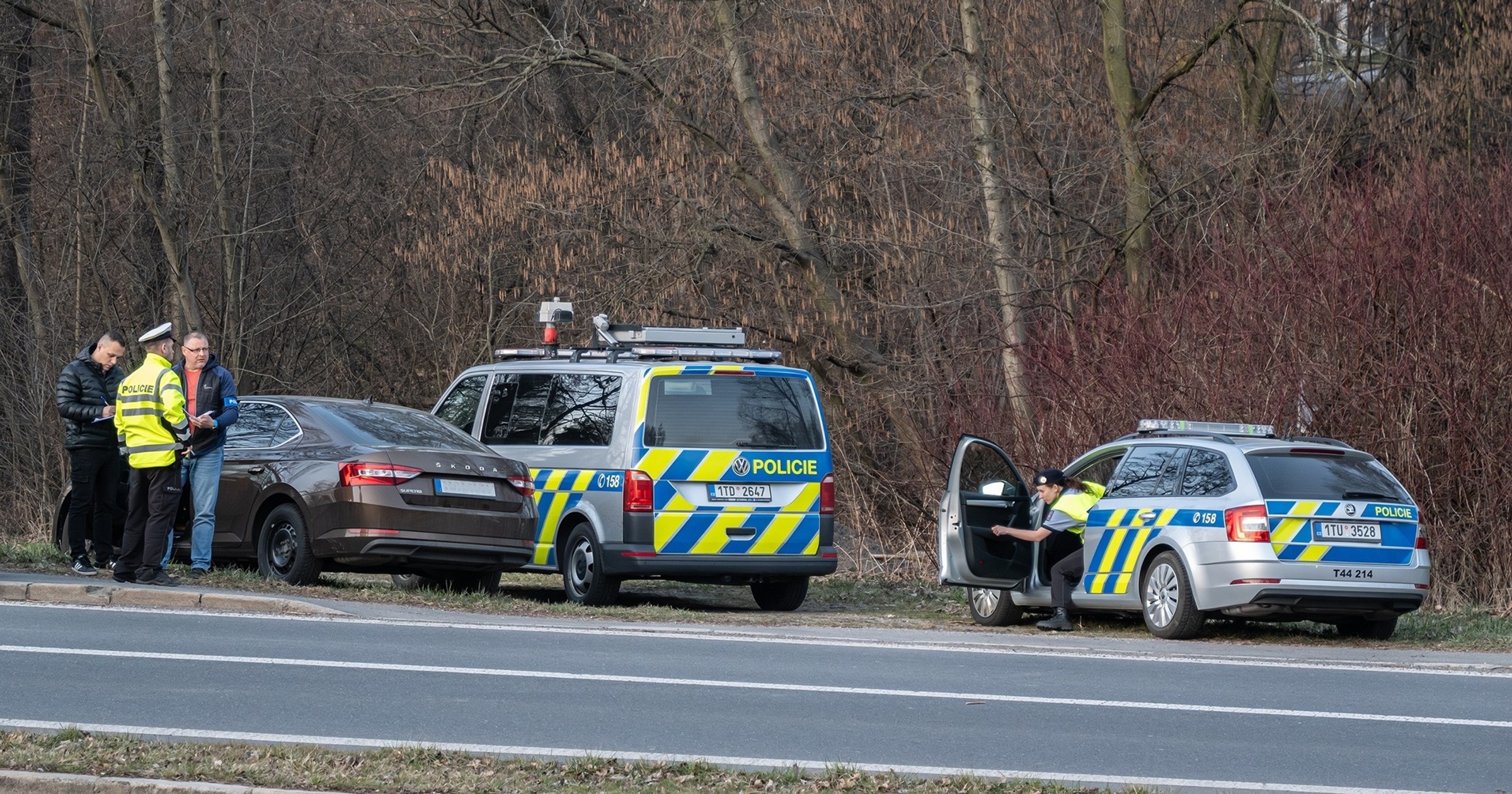 Kontrola drogowa w Czechach