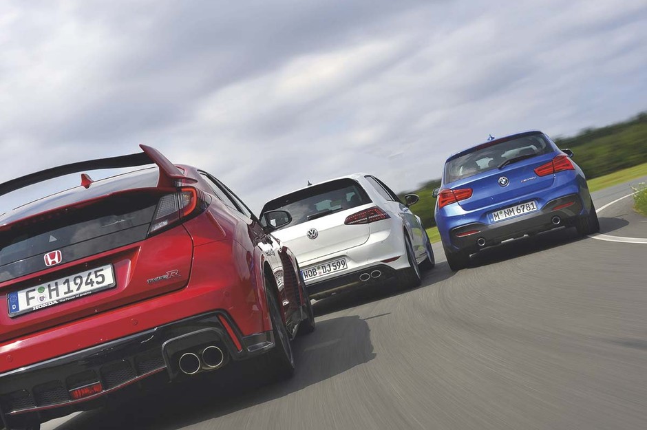 Porównanie: Honda Civic Type R Turbo, BMW M135i, VW Golf R