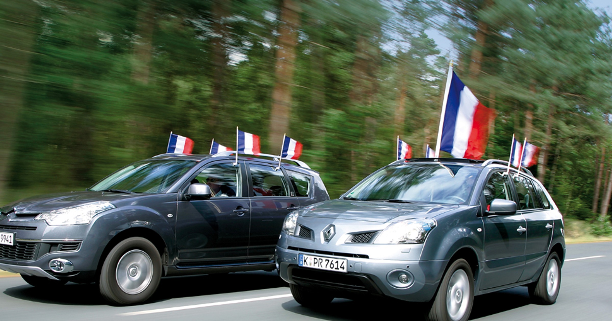 Citroen C-Crosser kontra Renault Koleos - Viva la France
