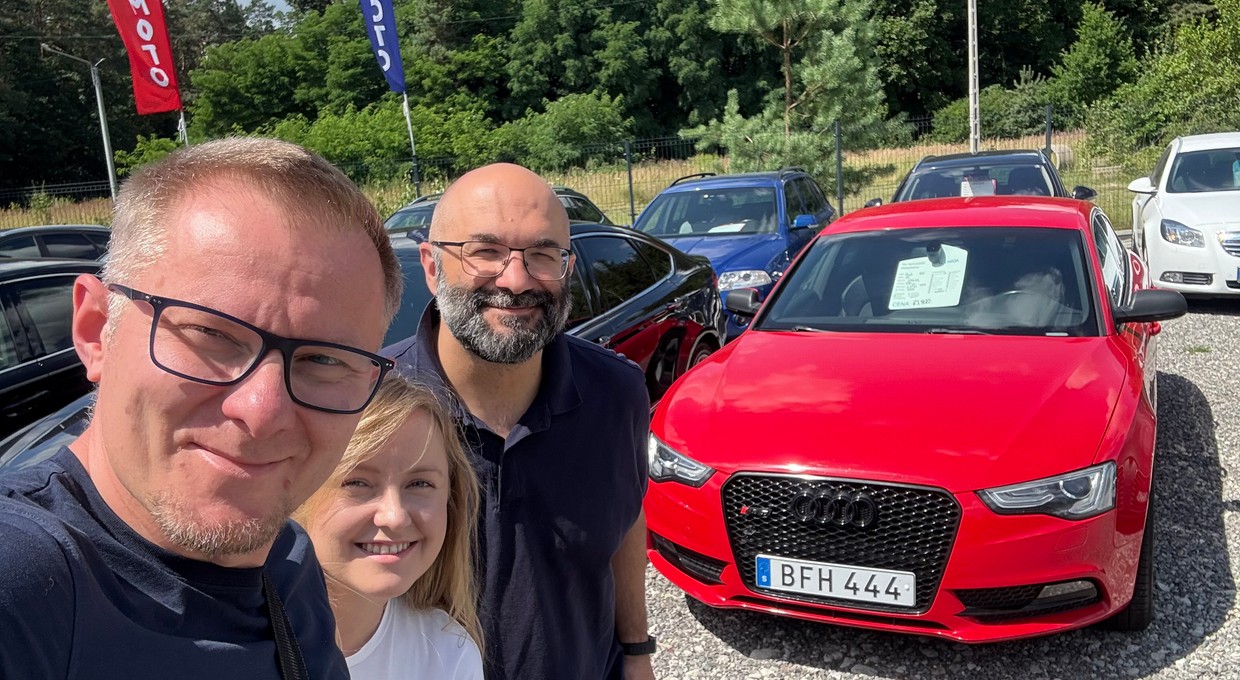 Pojechaliśmy po audi do Zwolenia. Z pierwszego odpadły części, drugie miało pułapkę w bagażniku, a trzecie...