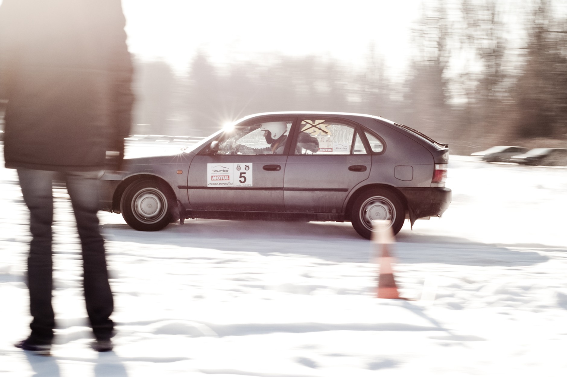 Doskonalenie techniki jazdy zimą: czyli KJS na Służewcu
